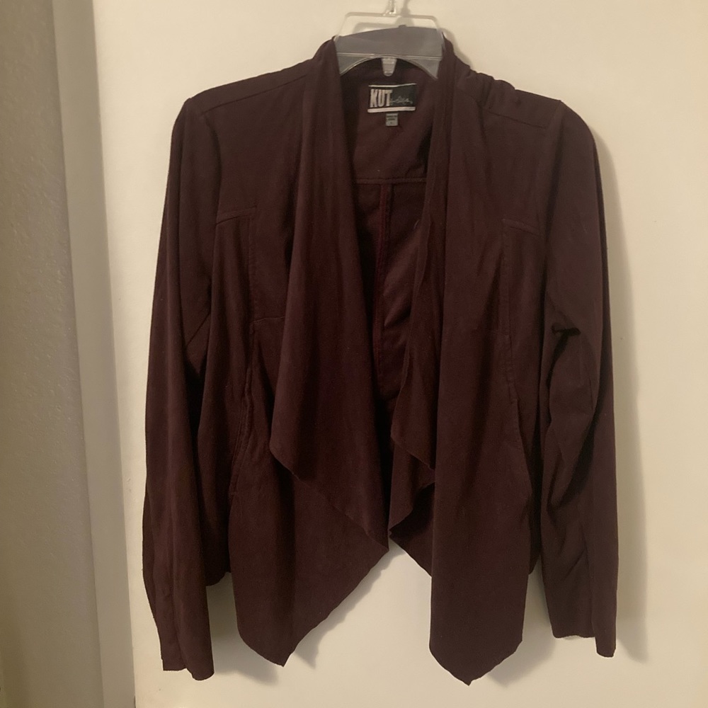 Kut from the Kloth Purple Suede Jacket